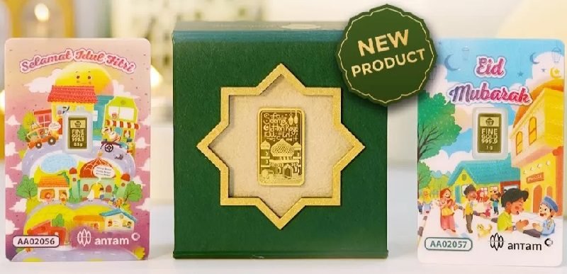 ANTAM RILIS EMAS EDISI KHUSUS IDULFITRI 1445 H