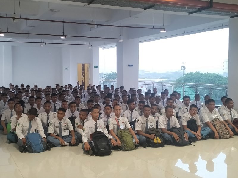 RATUSAN SISWA IKUTI PENJARINGAN ANGGOTA PASKIBRAKA KOTA MALANG 2024