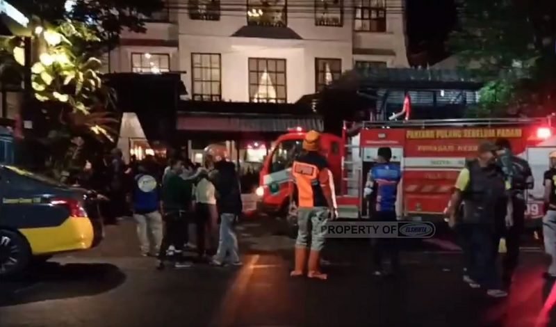 KEBAKARAN DI RESTORAN JAVANINE, API BERASAL DARI DAPUR