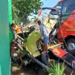 KECELAKAAN BERUNTUN DI KLAMPOK SINGOSARI MALANG, 1 TEWAS