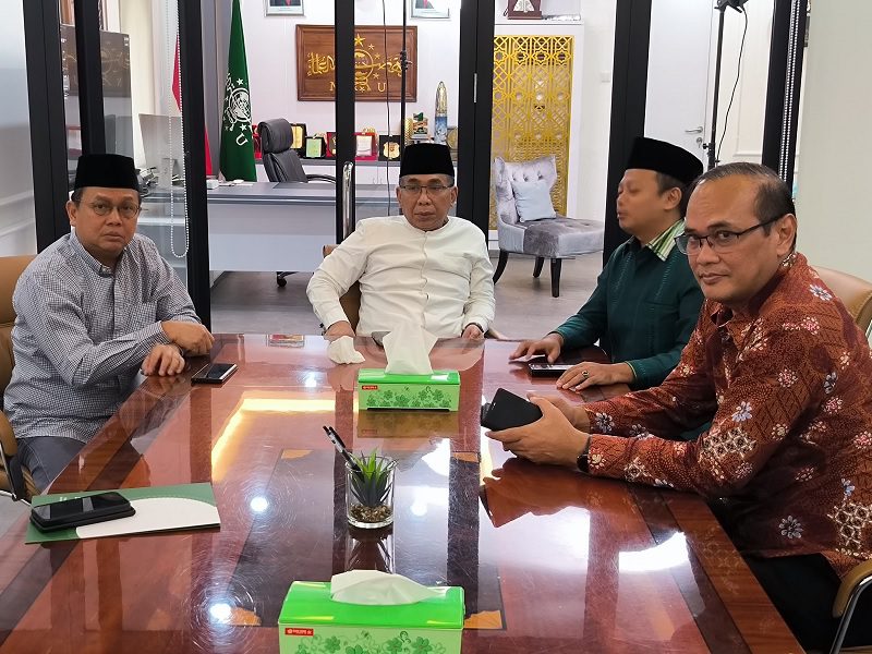 1934-Pertemuan Ketua Umum PBNU dengan Forjukafi FORJUKAFI DAN PBNU BAHAS ISU STRATEGIS UNTUK PERKUAT LITERASI WAKAF