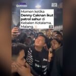 DENNY CAKNAN RAMAIKAN PATROL SAHUR DI KEBALEN MALANG