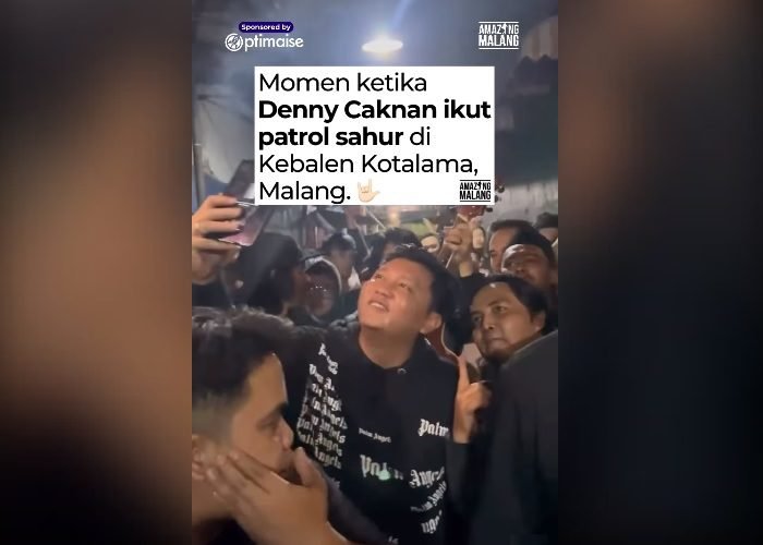 DENNY CAKNAN RAMAIKAN PATROL SAHUR DI KEBALEN MALANG