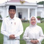 PRESIDEN DAN IBU NEGARA UCAPKAN SELAAMT HARI RAYA IDUL FITRI 1445 H