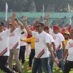 GERAKAN TAHES MBOIS BUKA RANGKAIAN LOMBA OLAHRAGA HUT KE-110 KOTA MALANG