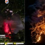 ERUPSI GUNUNG RUANG, WARGA DIMINTA TIDAK TERPANCING ISU