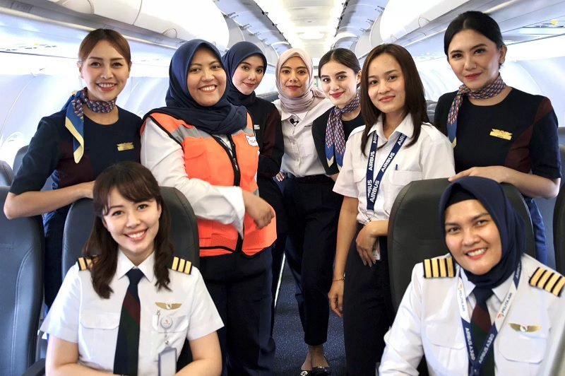 KARTINI FLIGHT PELITA AIR, PILOT DAN AWAK KABIN SELURUHNYA PEREMPUAN