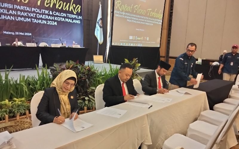 45 CALON TERPILIH ANGGOTA DPRD KOTA MALANG DARI DAPIL 1-5 PERIODE 2024-2029
