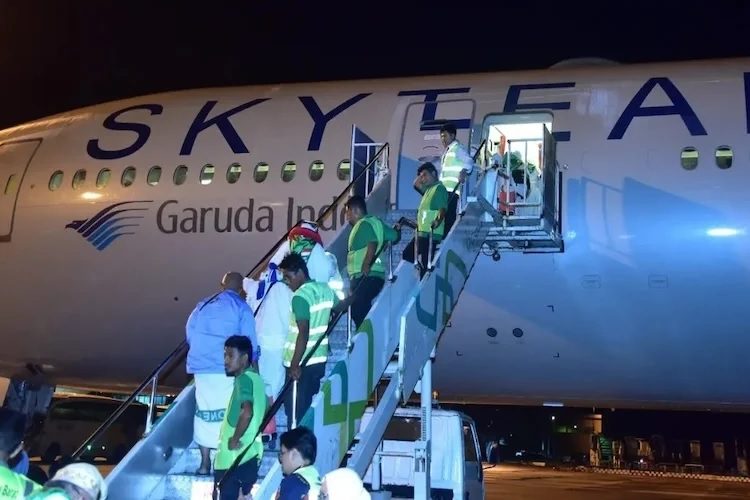 GARUDA INDONESIA MULAI LAYANI OPERASIONAL PENERBANGAN HAJI DARI EMBARKASI ACEH