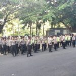 POLISI GELAR APEL PENGAMANAN MUNAS AREMANIA DI DOME UMM