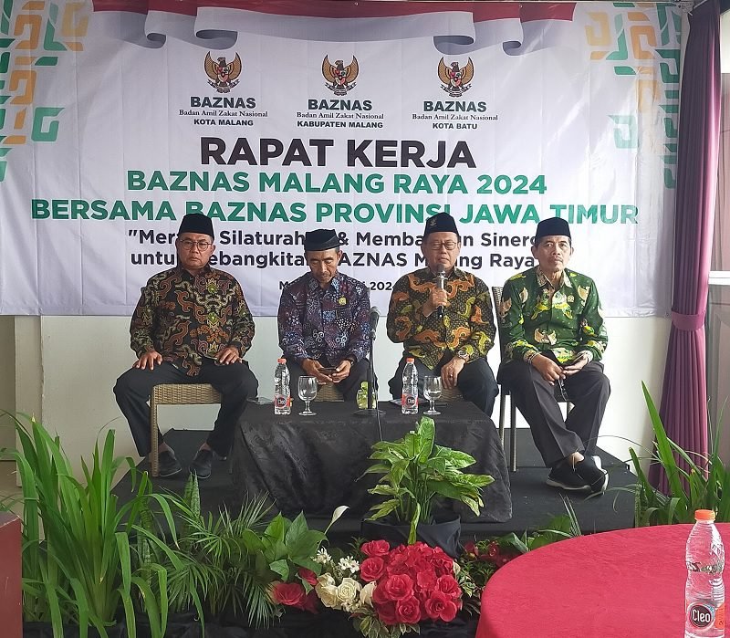 PERKUAT SINERGI, BAZNAS MALANG RAYA ADAKAN RAPAT KERJA 2024