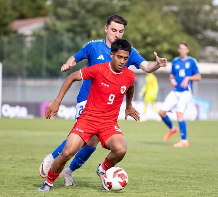KALAH TIPIS DARI ITALIA, TIMNAS INDONESIA U-20 TERBENAM DI DASAR KLASEMEN