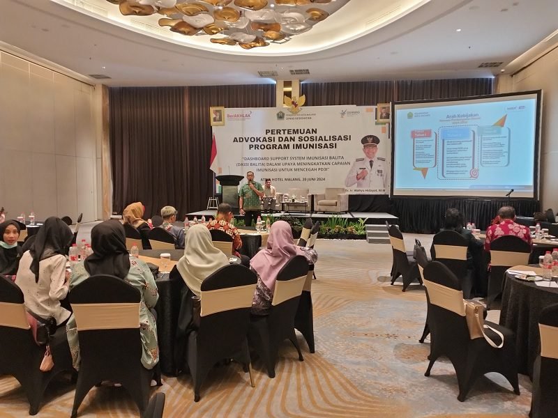GALAKKAN IMUNISASI, DINKES KOTA MALANG GELAR PERTEMUAN ADVOKASI DAN SOSIALISASI
