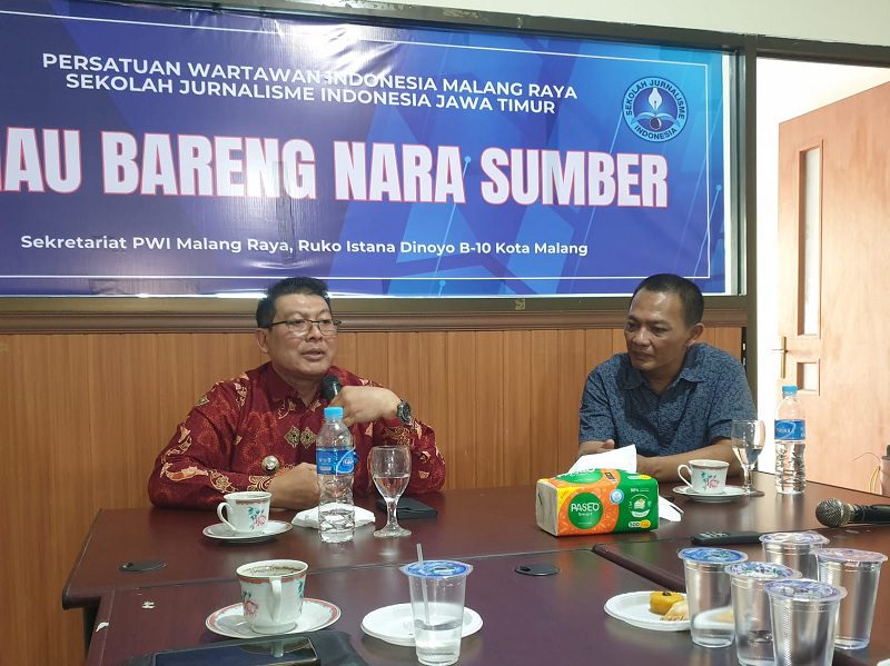 BANGUN PENGUATAN WILAYAH, PWI MALANG RAYA GELAR DISKUSI DENGAN WABUP DIDIK SUBROTO