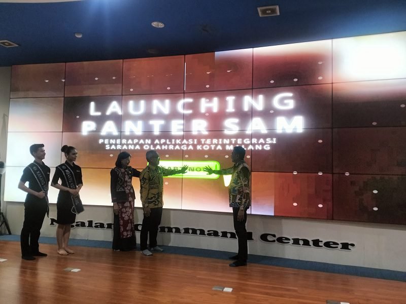 PJ WALI KOTA MALANG LAUNCHING APLIKASI SIMBAH-E MILIK DISPORAPAR KOTA MALANG