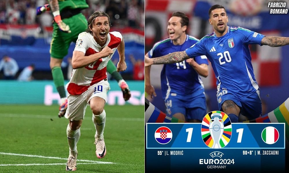 TAHAN IMBANG KROASIA, ITALIA LOLOS KE 16 BESAR PIALA UEFA 2024