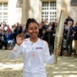 ATLET PESEPEDA TIM OLIMPIADE PENGUNGSI BAWA OBOR OLIMPIADE PARIS 2024