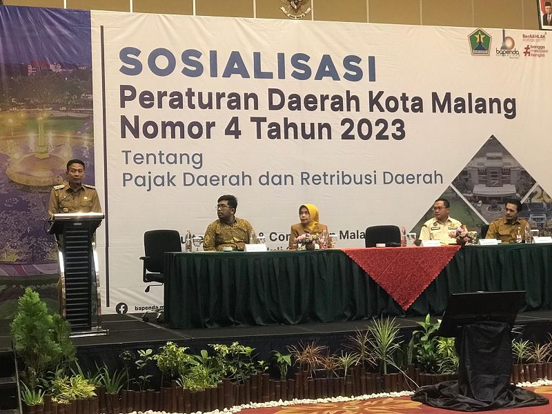 PJ WAHYU HIDAYAT SOSIALISASI PERDA KOTA MALANG TENTANG PAJAK DAN RETRIBUSI DAERAH