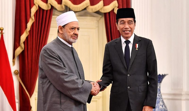 PRESIDEN JOKOWI SAMBUT KUNJUNGAN GRAND SYEKH AL AZHAR, TEKANKAN PERDAMAIAN DAN TOLERANSI