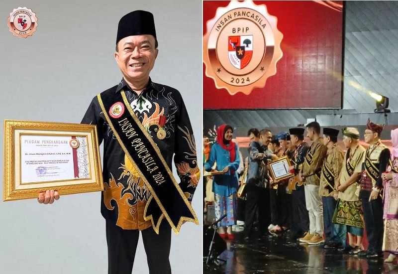 COACH DR FAHMI DAN D ZAWAWI IMRON RAIH PENGHARGAAN INSAN PANCASILA TAULADAN DARI BPIP