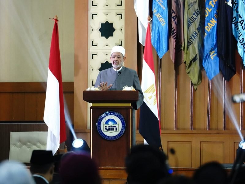 APRESIASI INDONESIA BELA PALESTINA, GRAND SYEKH AL AZHAR SERUKAN KERUKUNAN UMAT