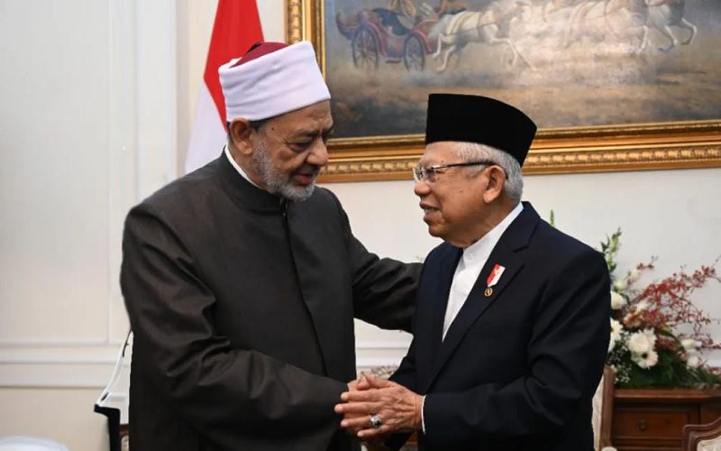 2979-Grand Syekh Al Azhar ddan Wapres Ma'ruf Amin TANGKAL ISLAMOFOBIA, WAPRES BAHAS ISLAM WASATHIYYAH DENGAN GRAND SYEKH AL AZHAR