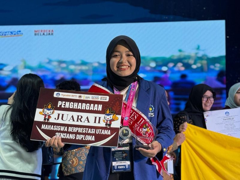 3096-Tepy Lindia Nanta MAWAPRES ITS RAIH JUARA KEDUA DI PILMAPRES NASIONAL 2024