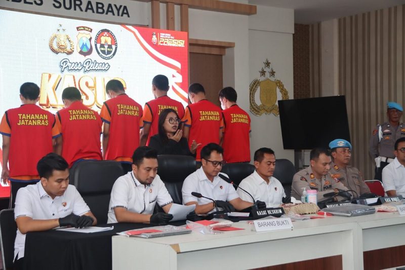 POLRESTABES SURABAYA BONGKAR JUDOL BEROMZET 1 MILYAR
