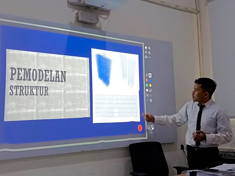 MAHASISWA ITS INOVASIKAN PERENCANAAN STRUKTUR BANGUNAN MODULAR 23 LANTAI
