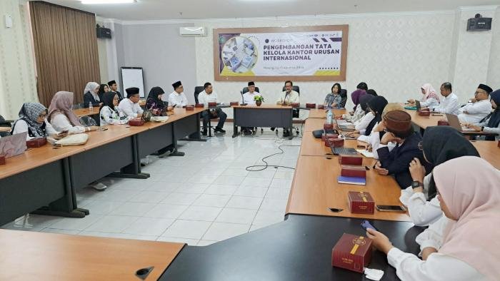 UIN MALANG GELAR WORKSHOP PENGEMBANGAN TATA KELOLA KANTOR URUSAN INTERNASIONAL