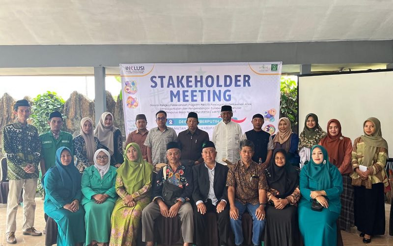 3101-Stakeholder Meeting SINERGI MULTI STAKEHOLDER DESA DALAM PENCEGAHAN PERKAWINAN ANAK DI DESA DAMPINGAN INKLUSI PPA KABUPATEN MALANG