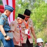 HADIRI PERINGATAN HARI PRAMUKA KE-63, INI TIGA PESAN WAPRES