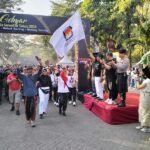 SAMBUT PILKADA SERENTAK 2024, KPU KABUPATEN MALANG GELAR JALAN SEHAT DAN SENAM PAGI