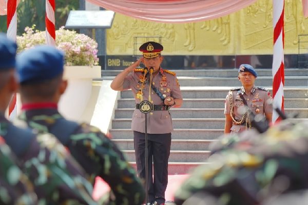HARI JUANG POLRI, KAPOLRI AJAK ANGGOTA LEBIH SEMANGAT MENGABDI