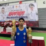 MENIRU SANG IDOLA, ALEXANDRE DWIGHT SABET JUARA 1 MUAYTHAI PADA PIALA WALIKOTA SURABAYA