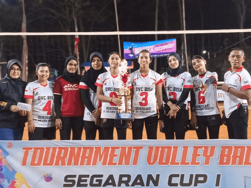 TIM WASHILATUL TAMPIL SUKSES RAIH JUARA 2 DI TURNAMEN VOLI TARKAM SEGARAN