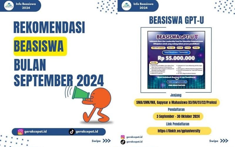 PESTA BEASISWA SEPTEMBER! DAFTAR SEKARANG!