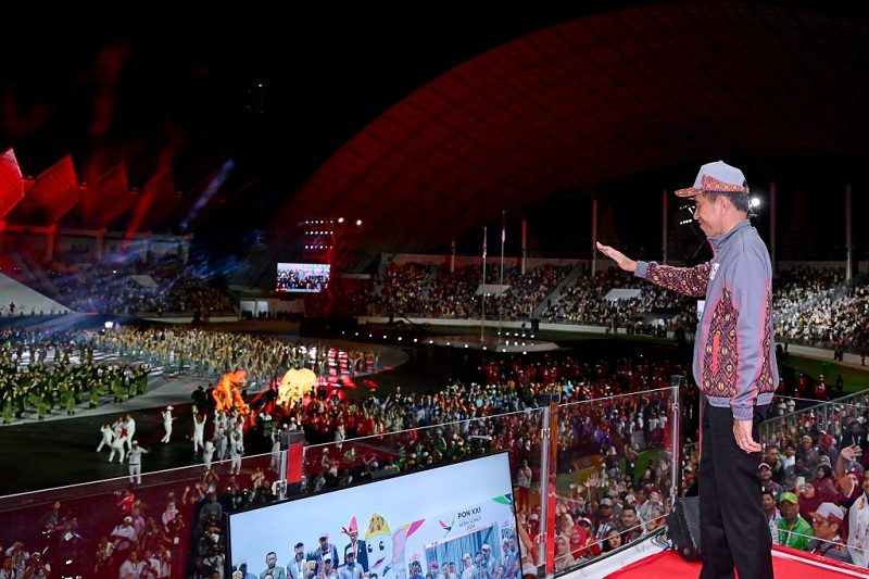 BUKA PON XXI 2024, PRESIDEN JOKOWI: JUNJUNG TINGGI SPORTIVITAS DAN FAIR PLAY