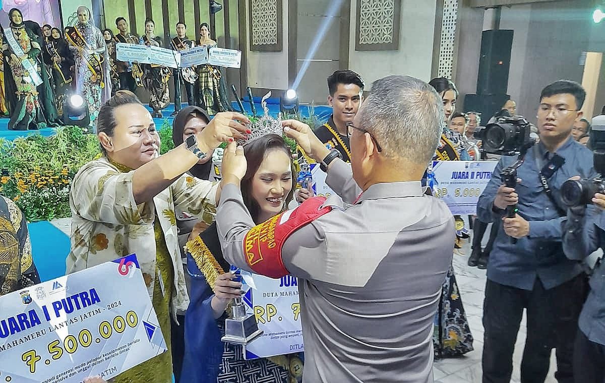 DUTA LANTAS POLRESTA MALANG KOTA, RAIH JUARA 1 DUTA MAHAMERU LANTAS PUTRI TINGKAT POLDA JAWA TIMUR 2024
