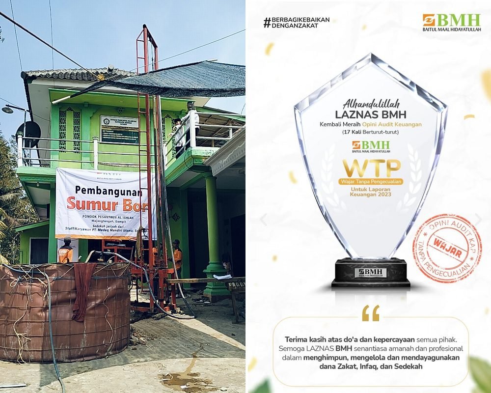 BMH TELAH REALISASIKAN SUMUR BOR DI 170 TITIK DI SELURUH JAWA TIMUR