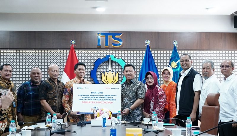 PUPUK KALTIM KUCURKAN 1 MILYAR RUPIAH UNTUK RENOVASI CCWS DAN INKUBASI STARTUP ITS
