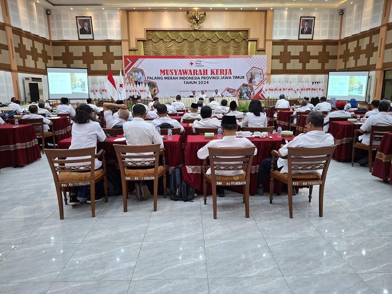 PMI JATIM GELAR MUSYAWARAH KERJA, BAHAS EVALUASI HINGGA RENCANA KERJA 2025