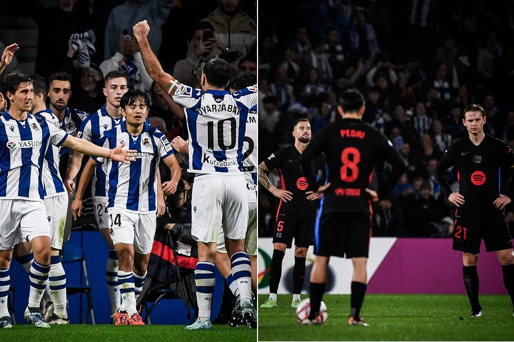 DENDAM TERBALASKAN, REAL SOCIEDAD TEKUK BARCELONA 1-0