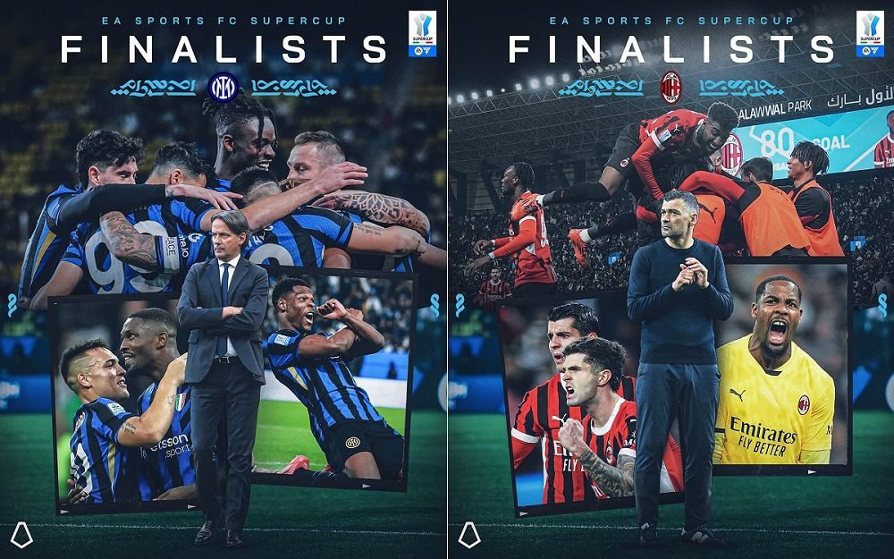 DERBY MILAN, FINAL SUPERCOPPA ITALIANA 2025 DI RIYADH
