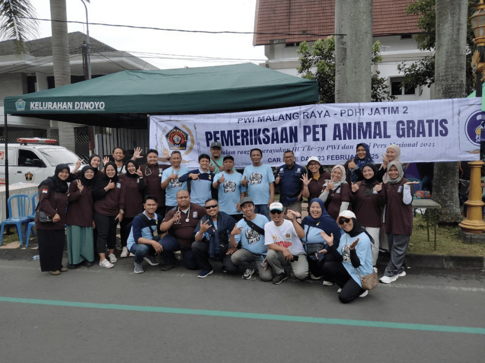 foto utama hewan PEDULI HEWAN, PWI MALANG RAYA BERSAMA PDHI JATIM II GELAR PEMERIKSAAN GRATIS