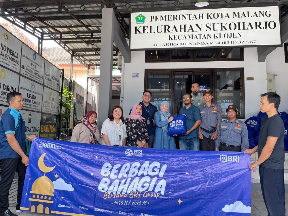 Sambut Ramadan, BRI Regional Office Malang Berbagi Sembako ke Panti Asuhan dan Panti Werdha