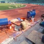 PROGRES RENOVASI STADION GAJAYANA MALANG SEMAKIN TERLIHAT JELANG PORPROV JATIM 2025