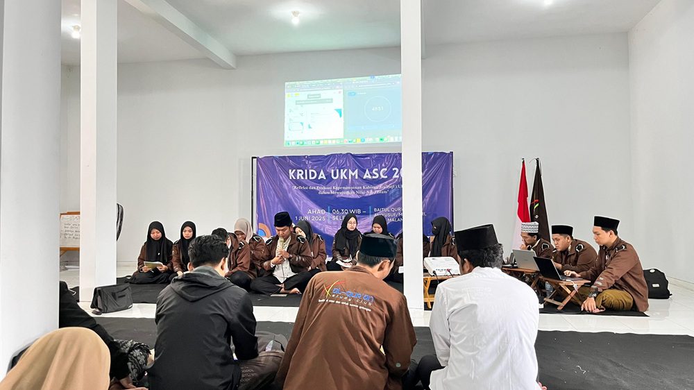 UKM ASC UM SELENGGARAKAN KRIDA, EVALUASI SETENGAH PERIODE KEPENGURUSAN