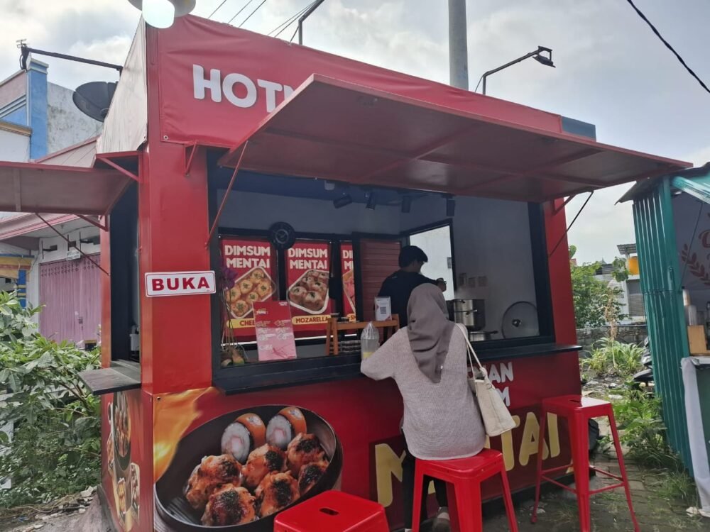 HOTMAN DIMSUM SIGURA-GURA RESMI BUKA, SAJIKAN DIMSUM GENDUT FULL SAUS MENTAI