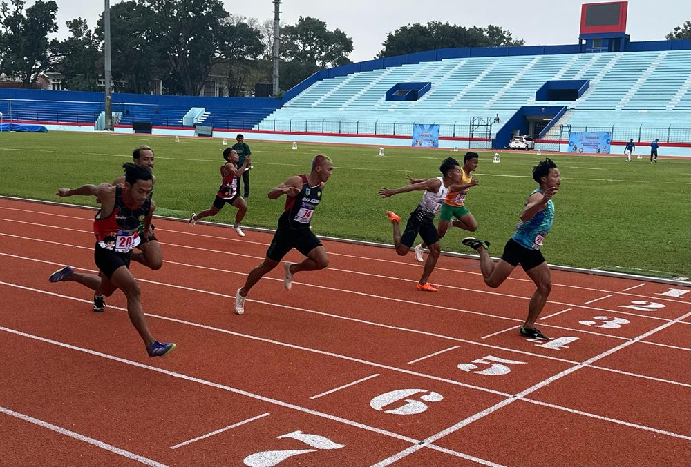 LOMBA LARI 100 METER PORPROV IX JATIM 2025: TULUNGAGUNG DAN SURABAYA SABET EMAS